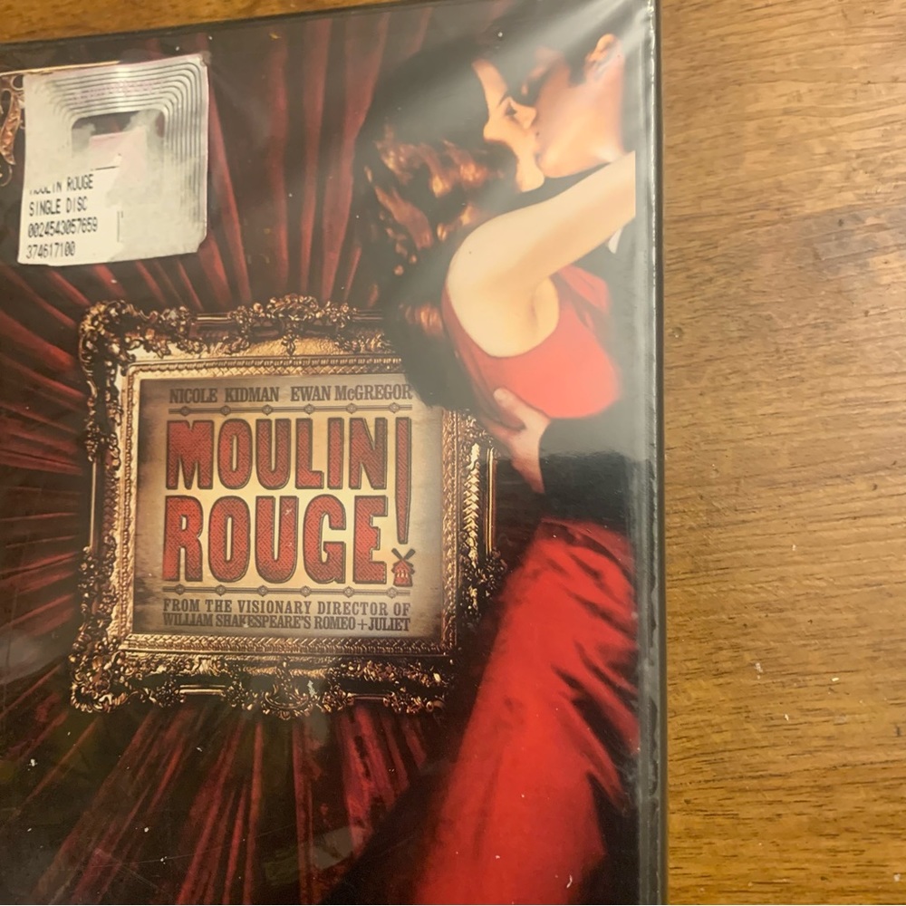 MOULIN ROUGE! The movie with Nicole Kidman and Ewan McGregor, new, unopened DVD